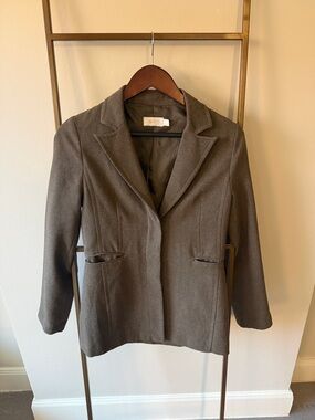 Women's Brown Tailored Blazer Jacket